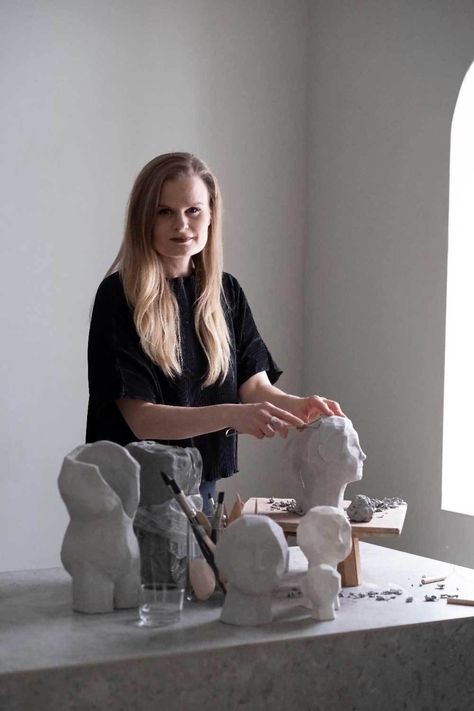 Profile - sculptor Kristiina Haataja | These Four Walls Dutch House, Artist Branding, Photographie Inspo, Inspiring People, Fourth Wall, Human Poses, Studio Ideas, Clay Figures, Business Coach