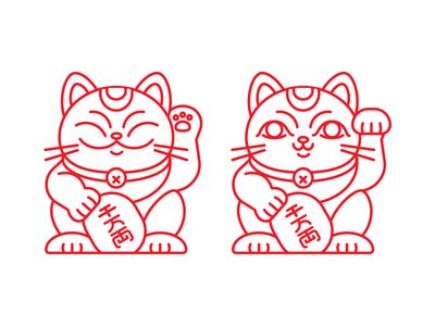 Lucky Cat Illustration, Maneki Neko Tattoo, Lucky Cat Tattoo, Art Flash, Japanese Tattoo Art, Tattoo Flash Art, Flash Art, Maneki Neko, Lucky Cat