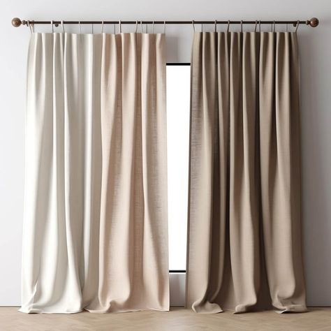 Japandi Curtains - Smother Your Windows in Zen Goodness Japandi Curtain Ideas, Curtain Japandi, Japandi Curtains, Japandi Loft, Japandi Color Palette, Living Room Japandi, Japandi Interiors, Japandi Decor, Airy Room