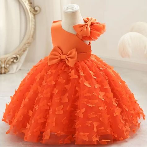 Girls Pageant Dress. Very Pretty. Please Send Me A Message With Size Before Purchase Childrens Party Dresses, Voile Dress, Girl Sleeves, Girls Christmas Dresses, Wedding Dresses For Girls, Beauty Dress, Pageant Dress, Gowns With Sleeves