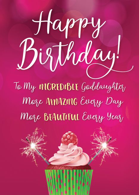 Goddaughter More Incredible, Beautiful & Amazing Every Year card Happy Birthday Aunt From Niece, Birthday Goddaughter, Birthday Aunt, Happy Birthday Aunt, Happy Birthday Niece, 50th Birthday Quotes, Happy Birthday Grandma, Happy Birthday Black, Aunt Birthday