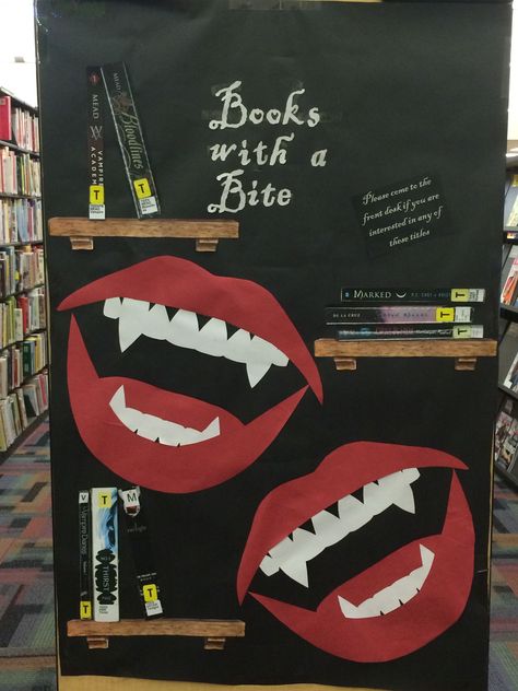 School Library Book Displays, Literacy Display, Reading Display, School Library Displays, Library Bulletin Board, Teen Library, Middle School Libraries, Library Book Displays, Library Signs