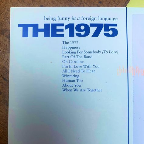 Being Funny In A Foreign Language, Funny In A Foreign Language, S Name, Somebody To Love, We Are Together, Foreign Language, The 1975, Im In Love, Instagram Post