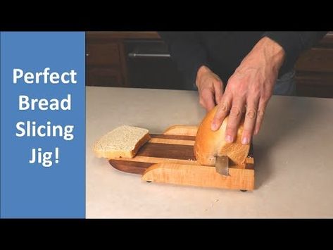 Make a DIY Compact Bread Slicing Guide - YouTube How To Slice Bread Evenly, How To Shape Bread Loaves, Diy Bread Slicer, Diy Bread Slicer Guide, Can You Condition Wooden Bread Bowl, Bread Scoring Tool, Diy Bread, Bread Slicer, Wood Repair