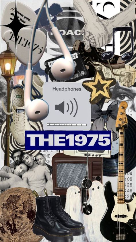 #the1975 #the1975aesthetic #the1975wallpaper #rock #music #band The 1975 Collage, The 1975 Wallpaper, Shuffle Wallpaper, 1975 Band, The 1975, Cute Poster, Music Band, Great Bands, Rock Music