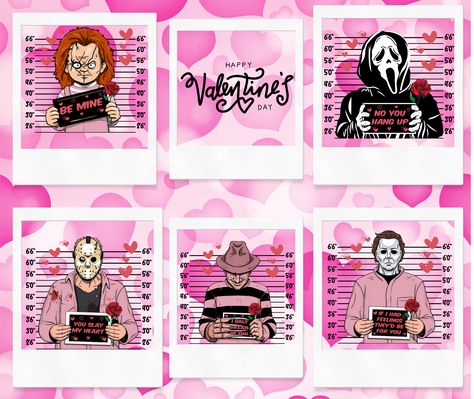 Chucky Valentines Day, Horror Movie Valentines, Spooky Valentines, Movie Artwork, Valentines Png, Valentines Day Png, Happy 50th, Cricut Craft, Royale High