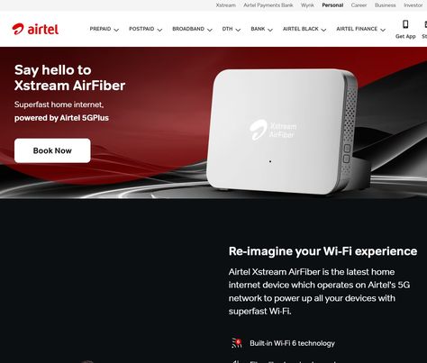 Airtel Xstream AirFiber plans 2024: price, unlimited data speed, OTT benefits and more | 91mobiles.com Wynk Music, Unlimited Data, Fiber Optic Cable, Fast Internet, Detailed Plans, Internet Speed, New Mobile, Key Details, Fiber Optic