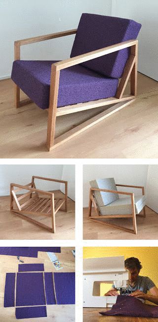 Diy Couch, Free Woodworking Plans, Diy Sofa, Beginner Woodworking Projects, Diy Chair, Diy Wood Projects Furniture, Woodworking Furniture, Easy Woodworking Projects, Woodworking Projects Diy