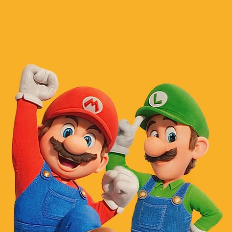 The Super Mario Bros Movie poster icon of Mario and Luigi Super Mario Bros Film, Super Mario Toys, Mario Video Game, The Super Mario Bros Movie, Mario E Luigi, Super Mario Bros Movie, Peach Mario, Super Mario And Luigi, Nintendo World