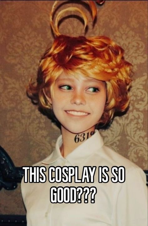 Norman Pfp Tpn, Emma Cosplay Tpn, Emma Tpn Fanart, Tpn Cosplay, Tpn Oc, Tpn Emma, Tpn Fanart, Marceline Cosplay, Emma The Promised Neverland