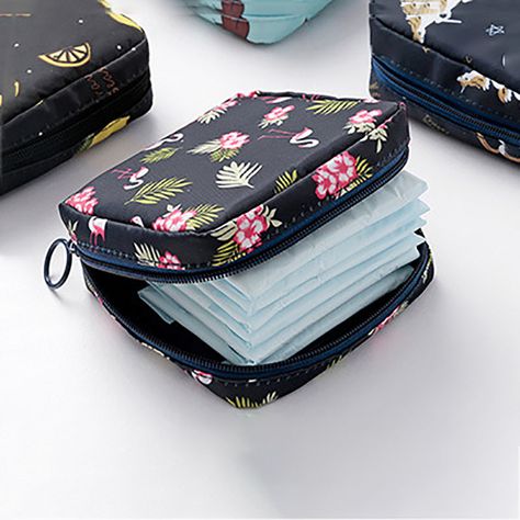 Women Tampon Storage Bag Tampon Holder, Sanitary Pad Pouch, Tampon Storage, Pad Pouch, Bags Organizer, Padded Pouch, Cosmetic Bag Organization, Pad Bag, Sanitary Napkin