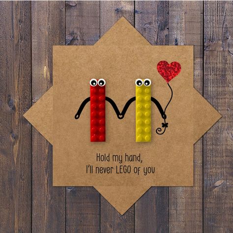 This Valentines Cards item by CraftsByGardner has 2868 favorites from Etsy shoppers. Ships from United Kingdom. Listed on 14 Nov, 2023 Gift Making Ideas, Last Minute Fathers Day Gifts, Lego Card, Lego Gift, Cute Valentines Day Cards, Kids Fathers Day Gifts, Homemade Gifts For Boyfriend, Gifts Homemade, Lego Gifts