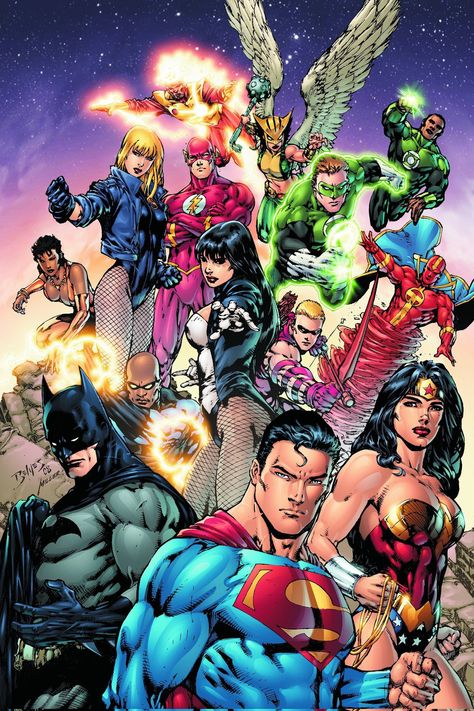 Justice League Poster, Justice League Of America, Splash Page, Real Hero, Comic Book Artists, Justice League, Comic Book, Dc Comics, Sci Fi