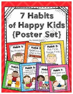 Leader In Me 7 Habits, Habits Worksheet, 7 Habits Posters, The Leader In Me, Amanda Garcia, Leadership Ideas, Worksheet For Kindergarten, Conscious Discipline, Seven Habits