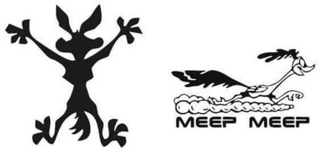 Road Runner And Wile E Coyote, Grafic Arts, Coyote And Road Runner, Coyote Svg, Coyote Drawing, Cool Car Stickers, Grafic Art, Cactus Tattoo, Wile E Coyote