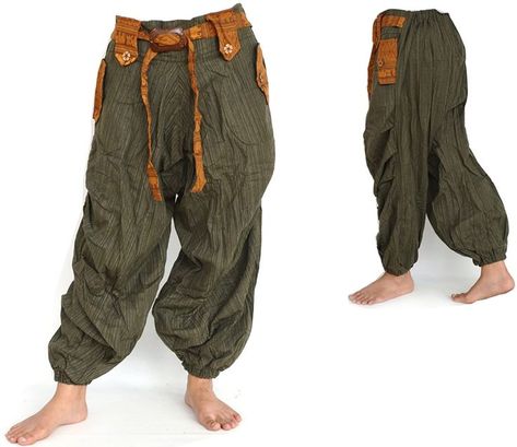 Desert Clothing, Unique Pants, Harem Pants Men, Moda Hippie, Bohemian Pants, Harem Pant, Harem Pants Women, Estilo Hippie, Hippie Style Clothing