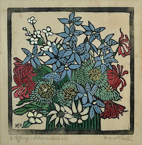 Margaret Olley, Margaret Preston, Line Art Lesson, Marine Engineer, Port Adelaide, 20th Century Women, Margaret Rose, Australian Wildflowers, Australian Painters