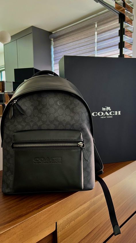 Backpack, Coach, New shopping fiver Very Aesthetic, Aesthetic Backpack, Coach Backpack, Backpack Outfit, Men's Backpack, Christmas Wishlist, Mens Street Style, To Work, Backpacks