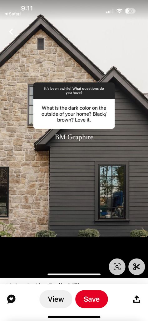 Dark Exterior House Colors, Brown House Exterior, Dark Exterior House, Brown Brick Houses, Color Combinations Home, House Redo, Brown Brick, Exterior House Paint Color Combinations, Exterior House Color