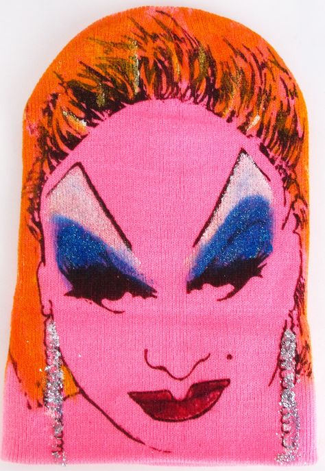 Divine Knit Beanie Divine Pink Flamingos, Moschino Heart Sunglasses, John Waters, Commercial Art, Gay Art, Nanny, Pink Flamingos, Knit Beanie, Kitsch