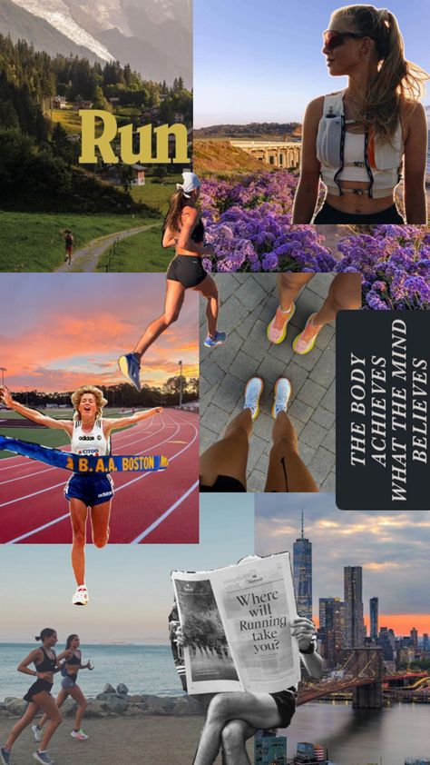 Triathlon Aesthetic Wallpaper, Marathon Finish Line Pictures, Trail Running Aesthetic, Run Training Plan, Running Wallpaper, Cross Country Running Training, Marathon Aesthetic, Running Inspo, Runners Workout