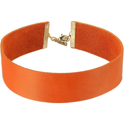 Vanessa Mooney The Violet Choker Necklace (Orange) Necklace ($27) ❤ liked on Polyvore featuring jewelry, necklaces, choker, orange, multicolor necklace, leather pendant necklace, leather choker, chain pendants and chain choker Orange Choker, Violet Jewelry, Vanessa Mooney Jewelry, Colorful Necklaces, Leather Necklaces, Multicolor Necklace, Necklaces Choker, Leather Pendant, Orange Jewelry