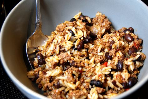 Dirty Rice With Black Beans - Wired Homestead Blog Recipe With Black Beans, Rice With Black Beans, Cajun Dirty Rice, Dirty Rice Recipe, Homestead Blog, Rice On The Stove, Winter Meals, Cajun Dishes, Dirty Rice