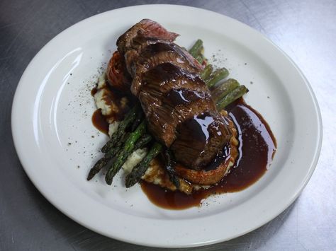 Demi-Glace recipe from Robert Irvine via Food Network Demi Glace Sauce, Robert Irvine, Parsnip Puree, French Sauces, Steak Recipe, Parsnips, Roasted Tomatoes, Steak Recipes, Tomato Paste