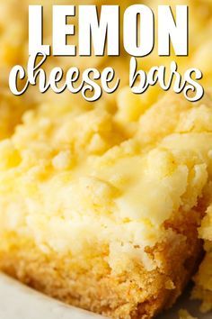 Cheese Bars Recipe, Lemon Squares Recipe, Cheesecake Topping, Recipe Using Lemons, Lemon Cake Mix Recipe, Freezing Lemons, Cake Mix Cookie Bars, Cheese Bars, Boxed Cake Mixes Recipes