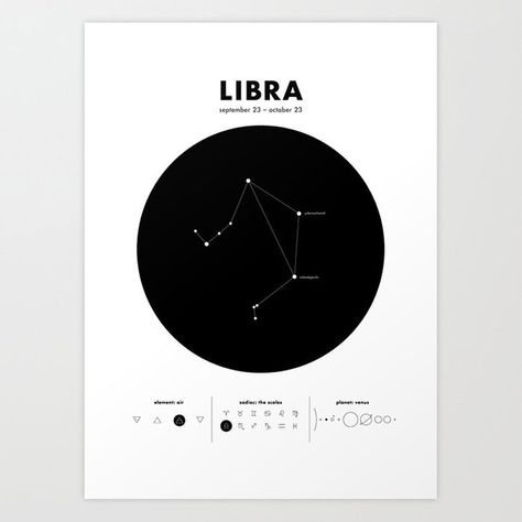 Fresh From the Dairy: Libra Season - Design Milk Libra Star Constellation, Minimalistic Artwork, Libra Constellation Tattoo, Libra Star, Aries Constellation Tattoo, Libra Symbol, Libra Art, Libra Constellation, Aries Constellation