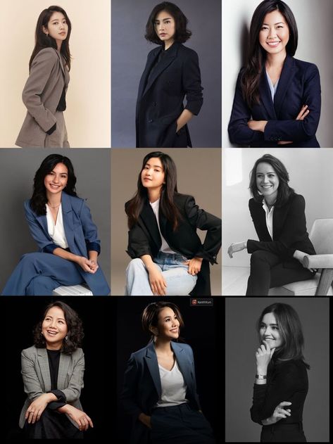 How To Pose For Corporate Photos, Linkedin Photo Pose, Corporate Headshot Poses Women, Professional Photos For Linkedin, Poses For Corporate Photoshoot, Professional Shoot Poses, Linkedin Pose Women, Portrait Office Photography, Corporate Picture Poses Women