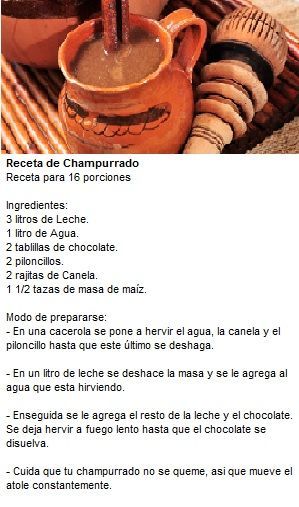 Receta de Champurrado Champurrado Recipe Mexico, Mexican Champurrado Recipe, Champurrado Recipe, Atole Recipe, Mexican Drink Recipes, Mexican Sweet Breads, Traditional Mexican Food, Mexican Drinks, Mexican Dessert Recipes