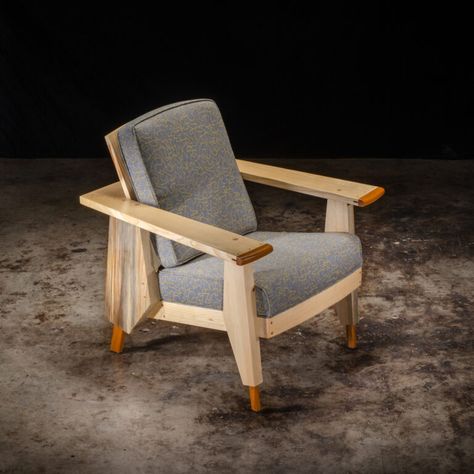 Pine Prototype Club Chair | Erickson Woodworking Pine Chairs, Wooden Dining Chair, Wooden Dining Chairs, Club Chair, Comfortable Chair, Black Walnut, Club Chairs, Dining Chair, Outdoor Chairs