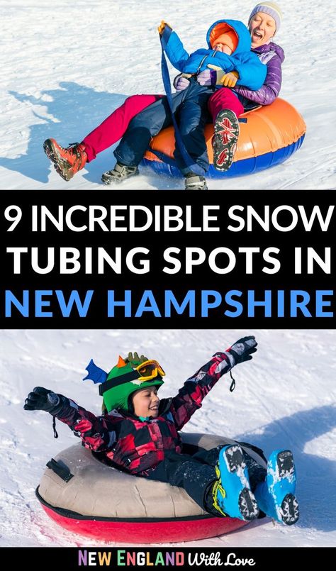 Tubing Snow, Winter Travel Destinations, Winter Road, Snow Tubing, Ski Vacation, Make Memories, Winter Travel, New Hampshire, Travel Usa