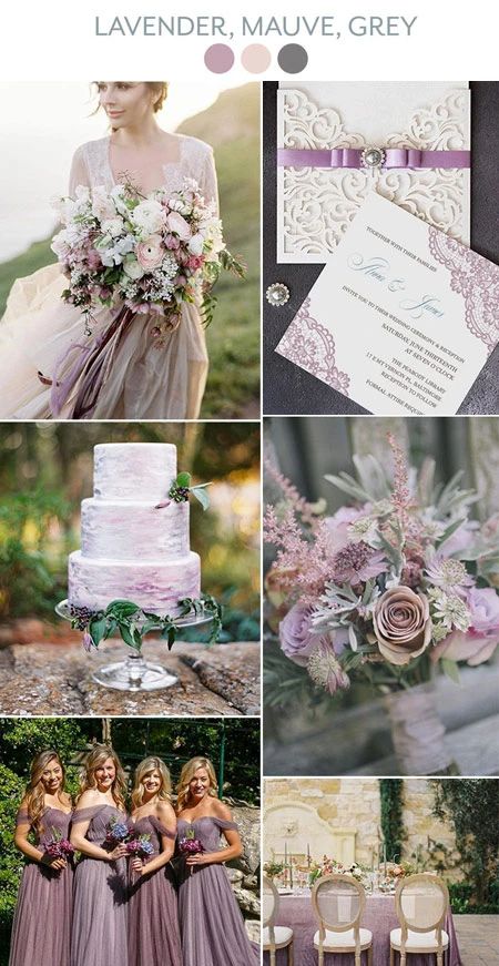 8 Elegant Mauve Wedding Color Combos for 2022 Brides – Clear Wedding Invites Deco Violet, Mauve Wedding Colors, Wedding Color Scheme, Jasmine Bridal, Wedding Color Combos, Mauve Wedding, Wedding Color Trends, Wedding Colors Purple, Winter Wedding Colors