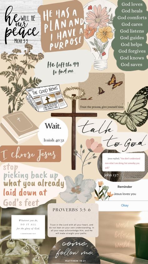 Bible Verse Collage, Christian Collage Wallpaper, Bible Collage, Prayer Journal Template, Bible Aesthetic, Journal Bible Quotes, Christian Iphone Wallpaper, Christian Graphics, Wallpaper Bible