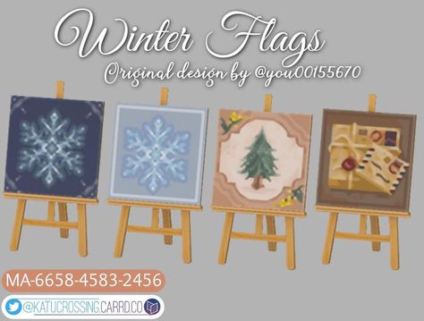 Acnh Christmas Flag, Animal Crossing Christmas Design Codes, Acnh Christmas Code, Winter Flags, Grid Patterns, Winter Designs, Animal Crossing Guide, Island Theme, Animal Crossing Villagers