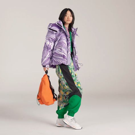 adidas by Stella McCartney Printed Padded Winter Jacket - White | Women's Training | adidas US Adidas Stella, Adidas Stella Mccartney, Adidas By Stella Mccartney, Stella Mccartney Adidas, Adidas Online, Active Lifestyle, Track Jackets, Adidas Women, Stella Mccartney