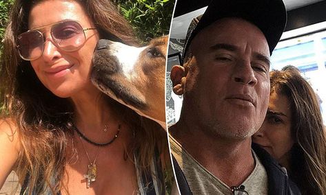 Jodhi Meares shows off her cleavage amid split rumours Split Movie Memes, Dominic Purcell, Prison Break, Actors