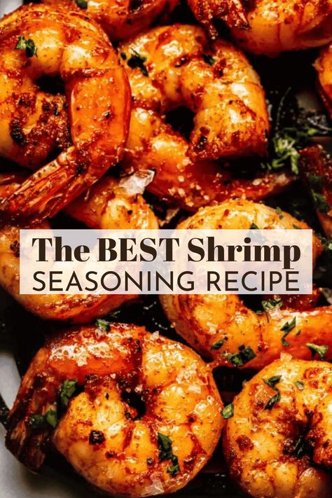 The BEST Shrimp Seasoning Shrimp Taco Seasoning, Grilled Shrimp Seasoning, Sauteed Shrimp Recipe, Best Shrimp Recipes, Comforting Dinner, Grain Bowls, Funniest Jokes, Bbq Shrimp, Funny English