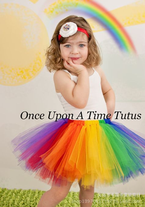 Color del Arco Iris de la muchacha Faldas Tutus Bebé Multicolores Hechos A Mano de Tul Ballet Danza Tutus con Flor de La Venda Niños Pettiskirts Partido Rainbow Themed Birthday Party, Birthday Skirt, Tutu Tutorial, First Birthday Tutu, Newborn Tutu, 1st Birthday Tutu, Dance Tutus, Rainbow Skirt, Kids Tutu