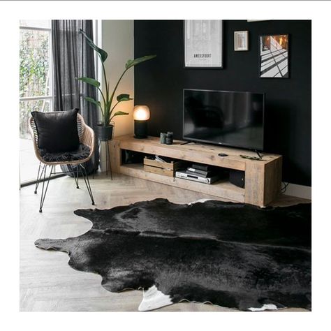 A room with a neutral color palette can be transformed with the right cowhide rug. Even keeping the colors minimal, the texture of a quality rug can make your home even more beautiful! #interiordesign #homedecor #cowhiderugs #rugs Cowhide Rug Office, Black Cowhide Rug, Office Upgrade, Neutral Color Palette, Rug Inspiration, Rug Office, Cowhide Rug, Cow Hide Rug, Neutral Colour Palette