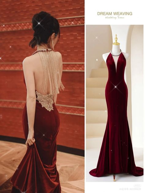 Red Long Dress Formal Evening Gowns, Powerful Prom Dress, Spiderman Inspired Prom Dress, Korean Evening Dresses Elegant, Fantasy Dress Red, Red Ball Gown Elegant, Old Hollywood Dress Gowns, Evening Gowns Formal Classy Elegant, Classy Ball Gowns