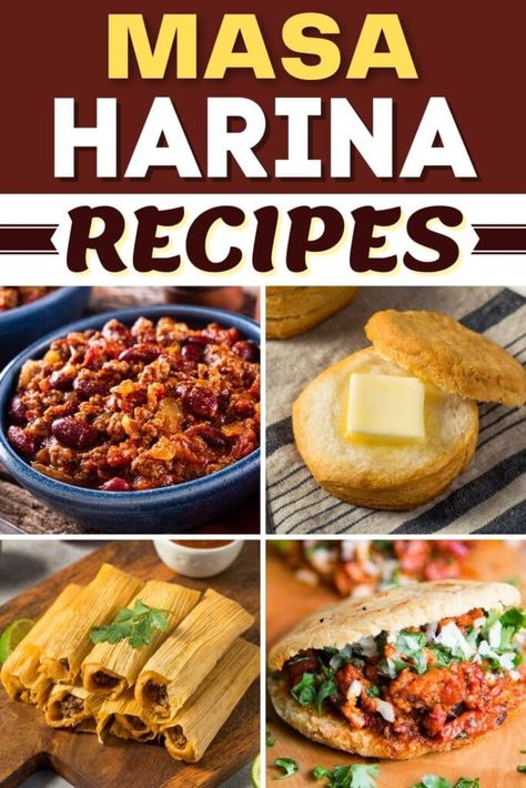 13 Best Masa Harina Recipes To Try Tonight - Insanely Good Masa Recipes Tortillas, Chili Recipe With Masa Harina, What To Make With Masa Harina, Easy Masa Recipes, Uses For Masa Harina, Masa Harina Dessert Recipes, What To Make With Masa Flour, Recipes With Masa Harina, Recipes Using Masa Harina