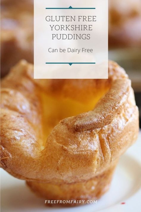 Dairy Free Yorkshire Pudding, Gf Yorkshire Pudding Gluten Free, Gf Yorkshire Pudding, Yorkshire Pudding Gluten Free, Gluten Free Yorkshire Pudding Recipe, Gluten Free Yorkshire Pudding, Pop Overs, 2023 Meals, Gf Cooking