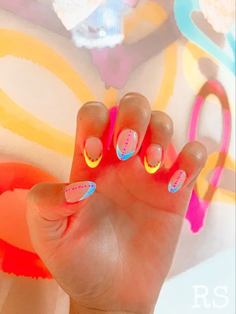 summer nail inspo !! • reagans_lifesty1e on tiktok 🫶🏼 Middle School Nails, Preppy Nails Summer, Vibey Nails, Nails For College, Nails Preppy, Really Short Nails, Preppy Nails, Funky Nail Designs, Teen Nails