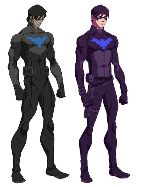 I got an idea from: darksuperboy.deviantart.com/ar… You see thanks to darksuperboy's idea and I already noticed the animation style of Movies similar or based of the Young Justice ... Nightwing Animated, Young Justice Nightwing, Nightwing Young Justice, Nighwing, Batman Nightwing, Nightwing Cosplay, Young Justice Robin, Batman Concept, Dc Comics Heroes