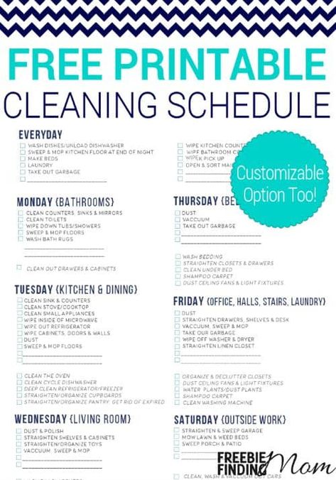 Free Printable Cleaning Schedule, Free Printable Cleaning, Cleaning Schedule Printable, Deep Cleaning Tips, Busy Schedule, Cleaning Checklist, Toilet Cleaning, Cleaning Schedule, House Cleaning Tips