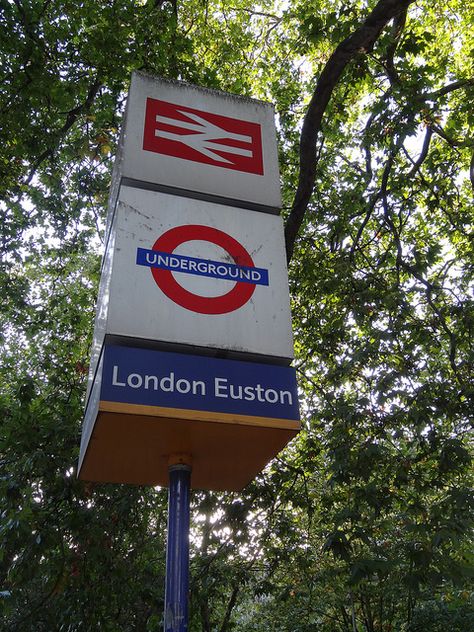 Euston railway and tube station is located in the end of Upper Woburn Place. Just around 10 minutes away from The Morton Hotel! Euston Station London, Euston Station, London Overground, London Underground Stations, Camden London, London Dreams, England London, Tube Station, Dream Places