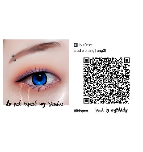 Ibis Paint Qr Code, Ibispaint Brushes, Ibis Paint, Qr Codes, Art Inspiration Drawing, Paint Brushes, Drawing Reference, Qr Code, Drawing Sketches